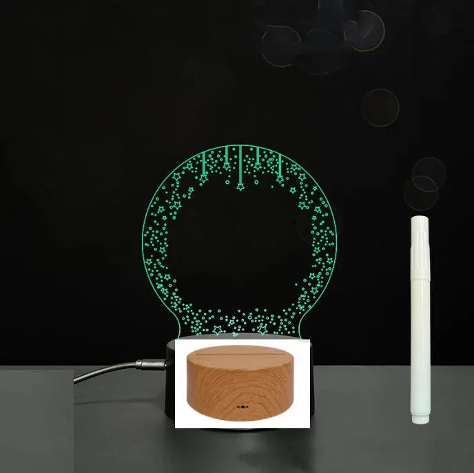3D Acrylic Board Handwriting Message Board LED Light null
